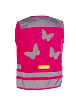 Wowow Reflectievest kids nutty jacket maat m roze - thumbnail