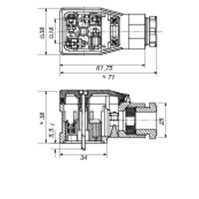 Hirschmann GDME 2011 933 029-100-1 Zwart Aantal polen:2 + PE Inhoud: 1 stuk(s) Hirschmann GDME 2011 933 029-100-1 Zwart Aantal polen:2 + PE Inhoud: 1 stuk(s)