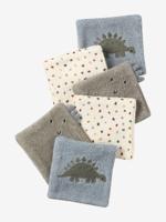 Set van 6 washandjes grijsblauw - thumbnail