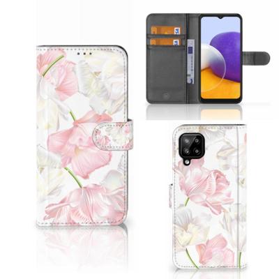 Samsung Galaxy A22 4G | M22 Hoesje Lovely Flowers Samsung Galaxy A22 4G | M22 Hoesje Lovely Flowers