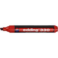 Permanente markeerstift Edding 330 Rood (10 Stuks) - thumbnail