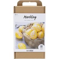 Creativ Company Hobbyset marmer, roze, geel, 1 doos - thumbnail