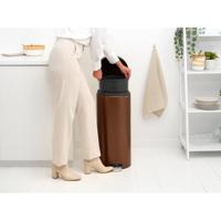Brabantia pedaalemmer NewIcon 30 liter warm bronze - thumbnail