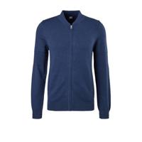 s.Oliver vest met wol blauw - thumbnail