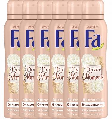 FA Deospray Divine Moments - 6x 150ml multiverpakking FA Deospray Divine Moments - 6x 150ml multiverpakking