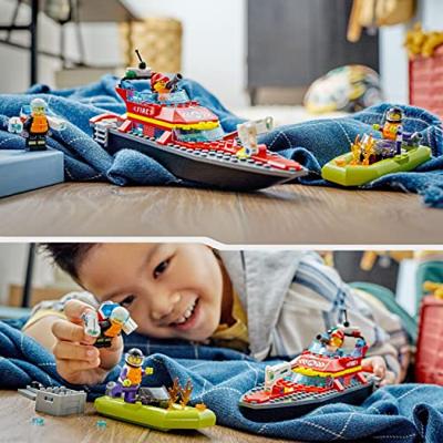 LEGO CITY reddingsboot brand 60373 - thumbnail