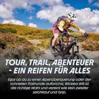 Schwalbe Buitenband 27.5-2.40(62-584) wicked will evo superg e50 zw. - thumbnail