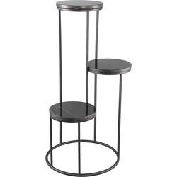 PTMD bijzettafel hilde marmer 81 cm | 2 stuks