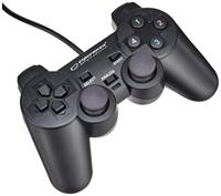 Esperanza EG102 game controller Zwart USB 2.0 Gamepad Analoog/digitaal PC, Playstation 3 - thumbnail