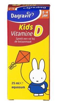 Dagravit Kids Vitamine D Aquosum Druppels Dagravit Kids Vitamine D Aquosum Druppels