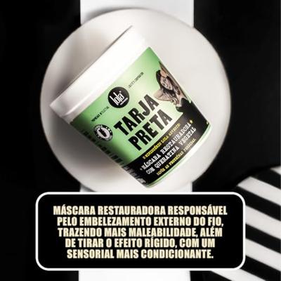 Herstellend haarmasker Lola Cosmetics Tarja Preta 230 g