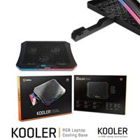 Laptopsteun met Ventilator Krom NXKROMKOOLER RGB 19" - thumbnail