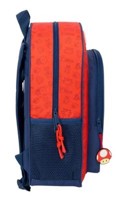 Schoolrugzak Super Mario Trick Rood Donkerblauw 32 x 38 x 12 cm Schoolrugzak Super Mario Trick Rood Donkerblauw 32 x 38 x 12 cm