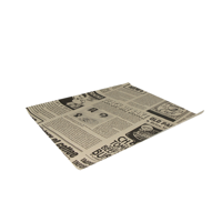 Vetvrij papier 33x38cm hamburgervellen krant bruin - thumbnail