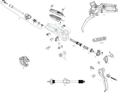 SRAM g2 rsc disc brake