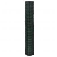 Kippengaas 25x1 m gegalvaniseerd staal met PVC-coating groen - thumbnail