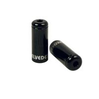 Elvedes kabelhoedje 5mm aluminium zwart (10st) - thumbnail