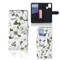 Samsung Galaxy M31 Hoesje Dogwood Flowers - thumbnail