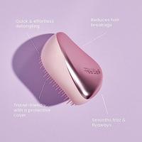 Tangle Teezer compact hairbrush rose gold black - thumbnail
