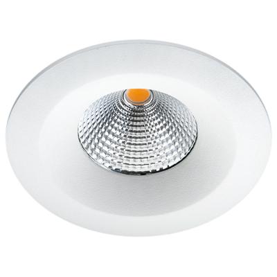 SG LED inbouwspot 7W 2700K 610 lumen mat wit dimbaar IP65 904221 slechts 35mm hoog ook voor badkamer