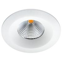 SG LED inbouwspot 7W 2700K 610 lumen mat wit dimbaar IP65 904221 slechts 35mm hoog ook voor badkamer - thumbnail
