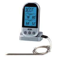 Dubbele probes draadloze digitale keuken Thermometer LCD-scherm temperatuur timer alarm voor het koken van vlees grill oven voedsel BBQ - thumbnail