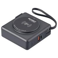 VOLTCRAFT UC-3C1A20W03 Reislader 20 W 1x USB-A, 3x USB-C Fast Charge, USB PD Zwart Binnen Wireless Charger - thumbnail
