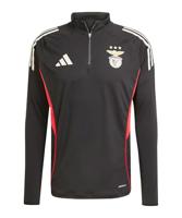 adidas Benfica Trainingstrui 1/4-Zip 2025-2026 Zwart Wit Rood - thumbnail