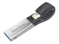 Sandisk iXpand USB flash drive 64 GB USB Type-A / Lightning 3.2 Gen 1 (3.1 Gen 1) Zwart, Zilver - thumbnail