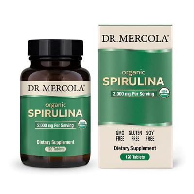 Organic Spirulina 120 tablets dr Mercola Organic Spirulina 120 tablets dr Mercola