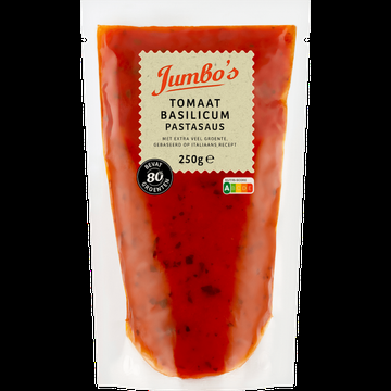 Jumbo&apos;s Tomaat Basilicum Pastasaus 250 g