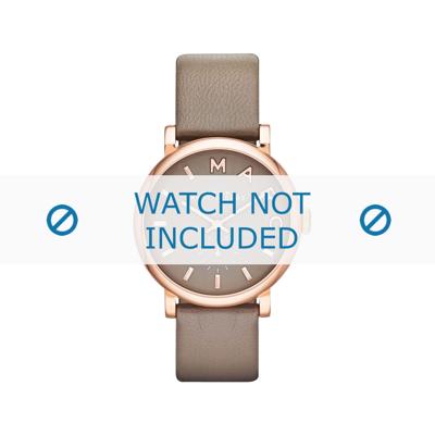 Horlogeband Marc by Marc Jacobs MBM1266 / MBM3244 Leder Taupe 18mm