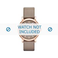 Horlogeband Marc by Marc Jacobs MBM1266 / MBM3244 Leder Taupe 18mm - thumbnail