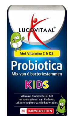 Lucovitaal Probiotica Kids Kauwtablet 30Tabletten