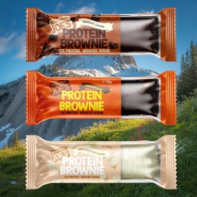 Mountain Joe&apos;s Protein Brownie Chocolate Peanut (10 x 60 g)