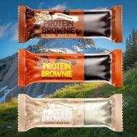 Mountain Joe&apos;s Protein Brownie Chocolate Peanut (10 x 60 g) - thumbnail