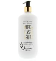 Alyssa Ashley bodylotion met pomp musk 500ml unisex - thumbnail