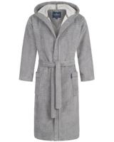 Morgenstern Morgenstern PHIL Heren Badjas dunkelgrau M - thumbnail
