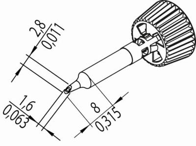 Ersa 0142WDLF16/SB Soldeerpunt Speciale vorm, mesvormig, Mesvorm, recht Grootte soldeerpunt 1.60 mm Inhoud: 1 stuk(s) Ersa 0142WDLF16/SB Soldeerpunt Speciale vorm, mesvormig, Mesvorm, recht Grootte soldeerpunt 1.60 mm Inhoud: 1 stuk(s)