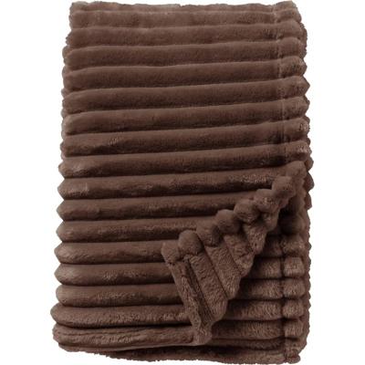 Dutch Decor - RICKY - Plaid 150x200 cm - warm en donzig - donker bruin