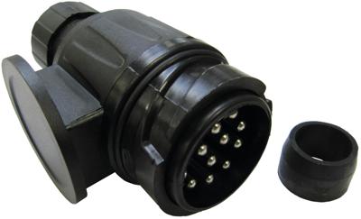 COREXX stekker plug 12 volt 13-pin plastic