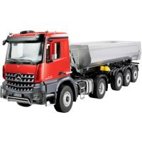 Amewi 22695 Mercedes-Benz Arocs Sattelzug mit Kippauflieger 1:14 Elektro RC functiemodel voor beginners RTR Met lichteffect, Met geluidsfunctie, Incl. accu en - thumbnail