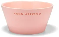 Vondels kom keramiek buon appetito 14x7cm pink - thumbnail