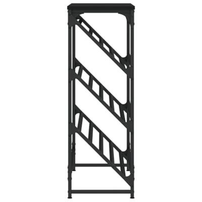 VidaXL Schoenenrek 90x30x85 cm bewerkt hout zwart