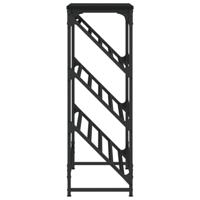 VidaXL Schoenenrek 90x30x85 cm bewerkt hout zwart - thumbnail