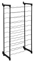Tomado-Metaltex barbera wijnrek voor 50 flessen 108x50x26 cm zwart - thumbnail