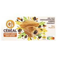 Cereal Mini cakes met chocoladevulling zonder suikers 150 Gram - thumbnail