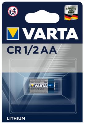 Varta LITHIUM Cylindr. CR1/2AA Bli 1 Speciale batterij CR 1/2 AA Lithium 3 V 0.67 Ah 1 stuk(s)