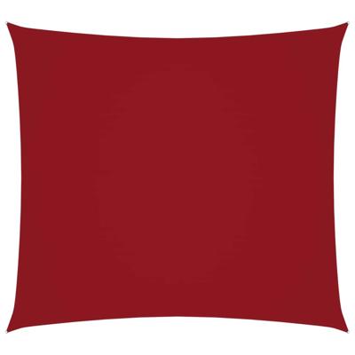 Zonnescherm vierkant 2x2 m oxford stof rood