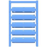 Weidmüller 2602740000 SFX-DT 10/60 S MC NE BL Apparaatmarkering Markeringsvlak: 9.5 x 60 mm Blauw Aantal markeringen: 50 50 stuk(s) - thumbnail